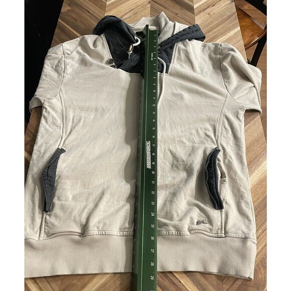 A. Tiziano Hoodie Shawl Neck Pullover Pockets Elbow Patches Slim Fit Mens XXL - Picture 5 of 6